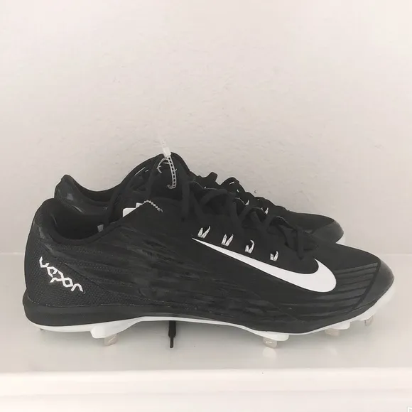 Nike Baseball Lunar Vapor Black Cleats Athletic Men’s Shoes Size 14 NEW w/o Box