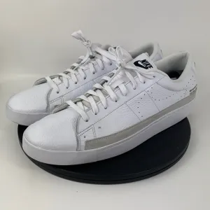Nike Blazer Low X White Leather Shoes DA2045-100 Men’s Size 14
