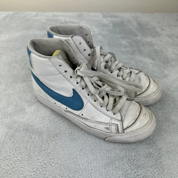 Nike Blazer Mid 77 White / Blue Men’s Shoes Size 7 US/8 UK/40 EU