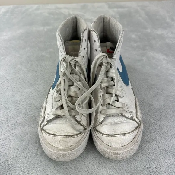 Nike Blazer Mid 77 White / Blue Men’s Shoes Size 7 US/8 UK/40 EU