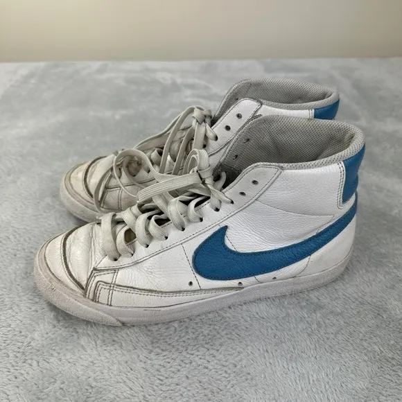 Nike Blazer Mid 77 White / Blue Men’s Shoes Size 7 US/8 UK/40 EU