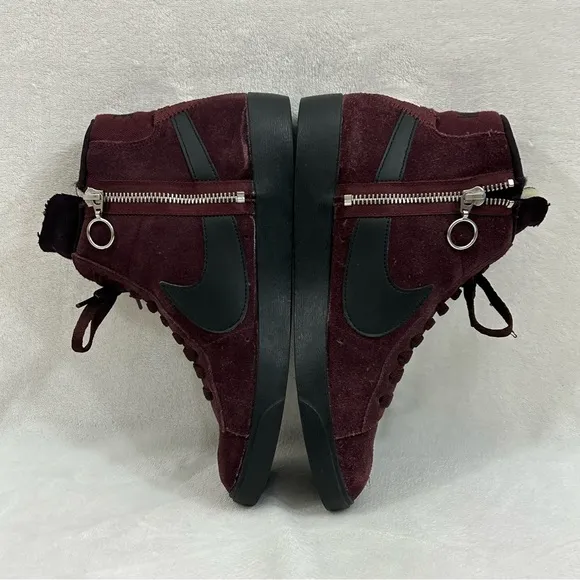 Nike Blazer Mid Rebel XX Burgundy Crush Sneakers Shoes BQ4022-600 Womens Size 8.