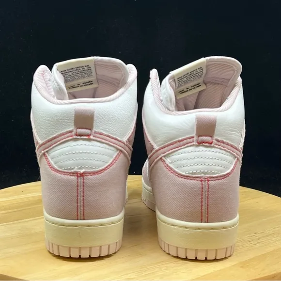 Nike Dunk HI 1985 Barely Rose Denim Pink Summit White unisex Shoe DQ8799-100