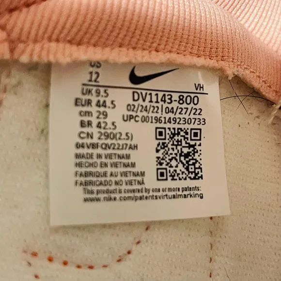 NIKE DUNK HIGH 1985 ARCTIC ORANGE-ARCTIC ORANGE Women’s Size 12