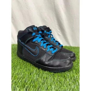 Nike Dunk High 6.0 Premium 'Black Cobalt Blue' Size 8.5 506266-004 Vintage Rare