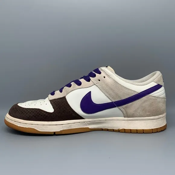 Nike Dunk Low 2008 Varsity Purple Baroque Brown Shoes Men’s Sz 12 Rare!