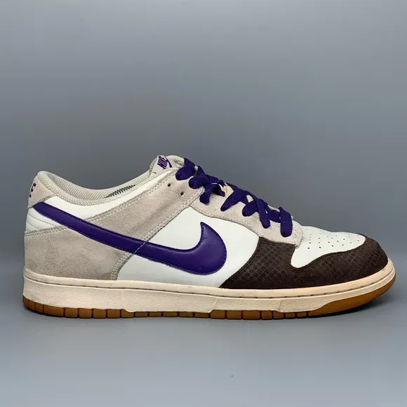 Nike Dunk Low 2008 Varsity Purple Baroque Brown Shoes Men’s Sz 12 Rare!
