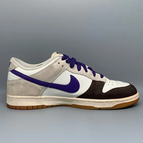 Nike Dunk Low 2008 Varsity Purple Baroque Brown Shoes Men’s Sz 12 Rare!