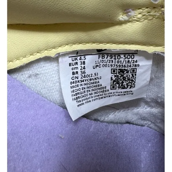Nike Dunk Low Premium Lilac Bloom FB7910-500 Women’s Size 7 Shoes Sneakers