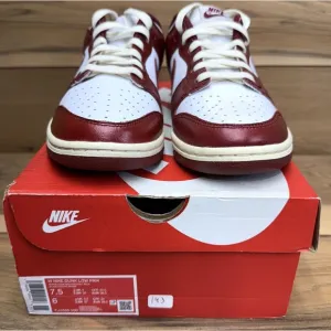 Nike Dunk Low PRM FJ4555-100 Sz W7.5/M6 Team Red Shoes