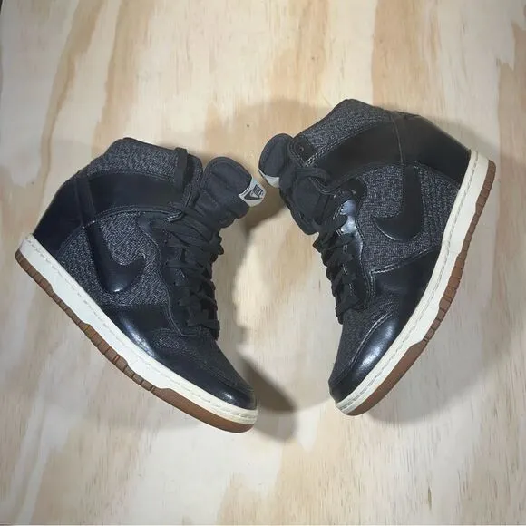 Nike Dunk Ski High Hidden Wedge Shoes Women’s Size 7.5
