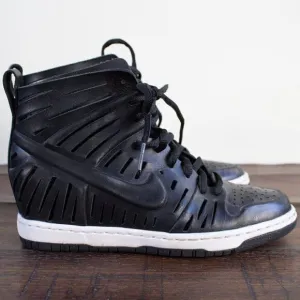 Nike Dunk Sky Hi 2.0 Joli Black Shoes Sandal Wedge Women’s Size 5