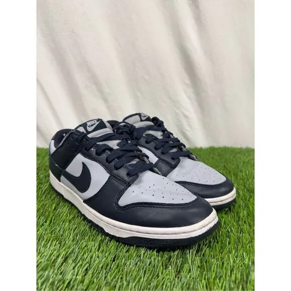 Nike Dunk Low “Georgetown” Navy Blue/Grey DD1391-003 Size 11 Men