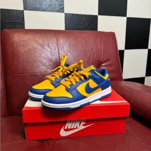 Nike Dunks Blue and Yellow