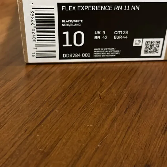 Nike Flex Experience RN 11 NN shoes sneakers DD9284 001 black Men’s Size 10