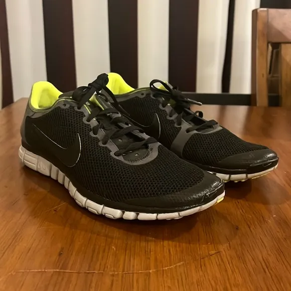 Nike Free 3.0 Shoes Sneakers 354574 003 black volt Men’s Size 8.5