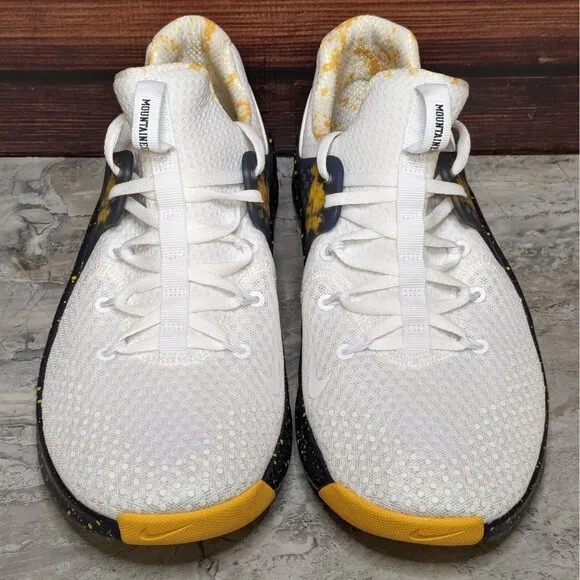 Nike Free TR Trail 8 WVU West Virginia Mountaineers Shoes Men's 11 AR0428-100