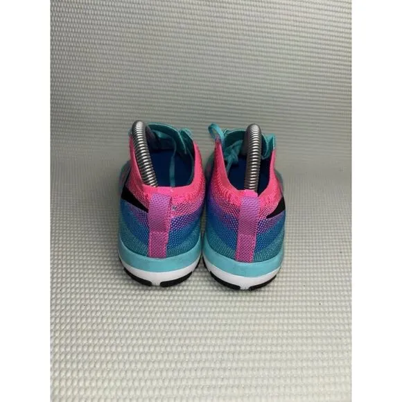 Nike Free Focus Flyknit Running Sneakers Shoes Women’s Size 8 844817-300 Teal