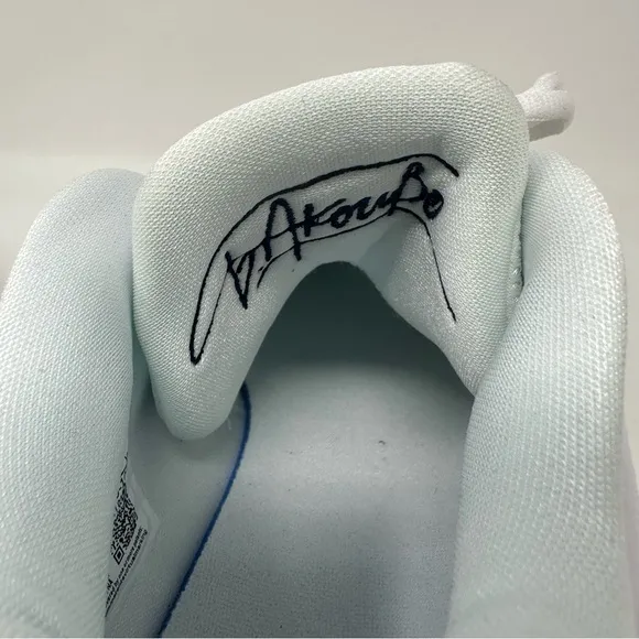 Nike Giannis Freak 5 Men’s Size 8.5 Team White Navy Sneakers Shoes DZ2946-100