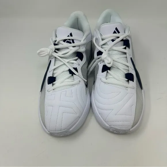Nike Giannis Freak 5 Men’s Size 8.5 Team White Navy Sneakers Shoes DZ2946-100