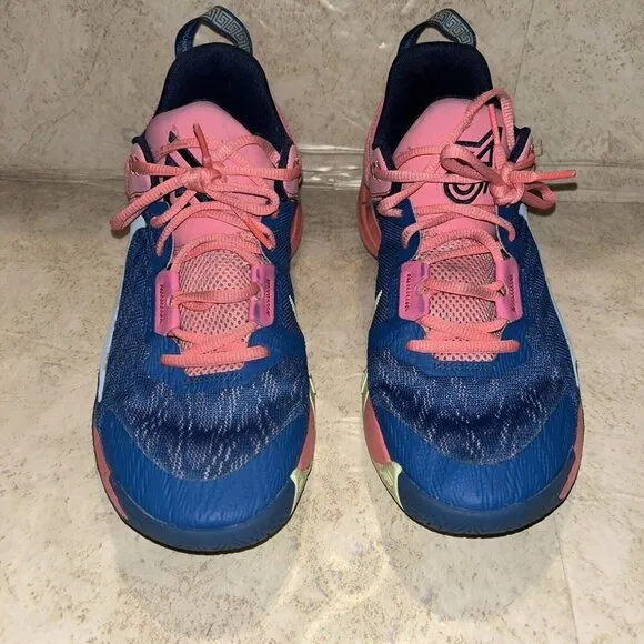 Nike Giannis Immortality 2 Dark Marina Blue Pink Basketball Unisex Sneakers Sz 8