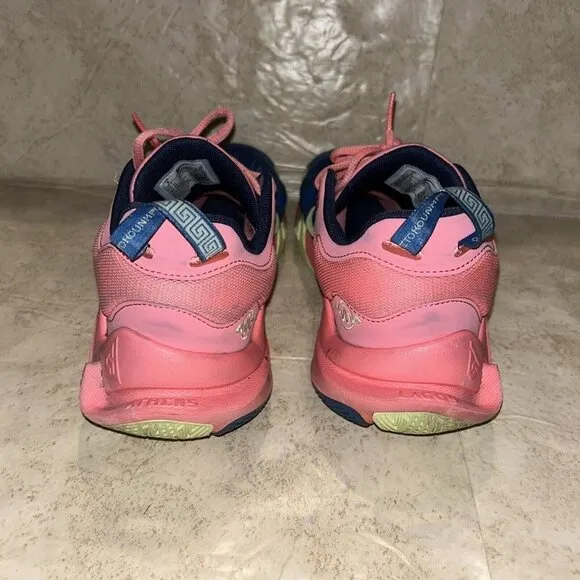Nike Giannis Immortality 2 Dark Marina Blue Pink Basketball Unisex Sneakers Sz 8