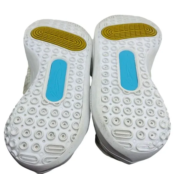 Nike Girls Kids Zoom KD DA0895-102 White Fabric Lace Up Basketball Shoes Size 5