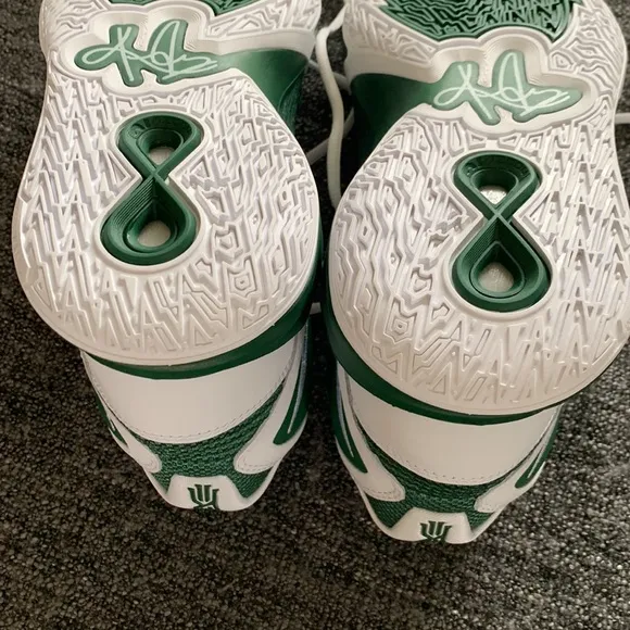 Nike green basketball shoes