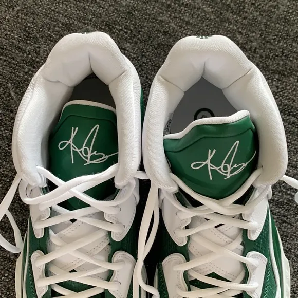Nike green basketball shoes