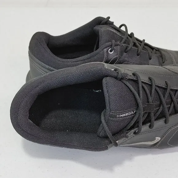 Nike Hertiage Men’s Black Golf Shoes 336040-001 Size 9.5