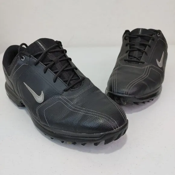 Nike Hertiage Men’s Black Golf Shoes 336040-001 Size 9.5