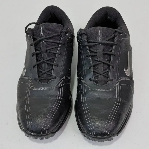 Nike Hertiage Men’s Black Golf Shoes 336040-001 Size 9.5