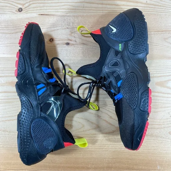 Nike Huarache E.D.G.E. Heron Preston Shoes # CD5779 001Men’s 6.5 Black Yellow