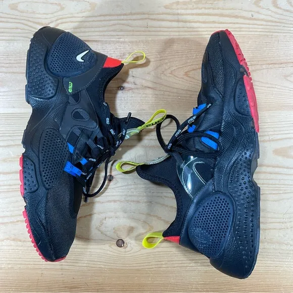 Nike Huarache E.D.G.E. Heron Preston Shoes # CD5779 001Men’s 6.5 Black Yellow
