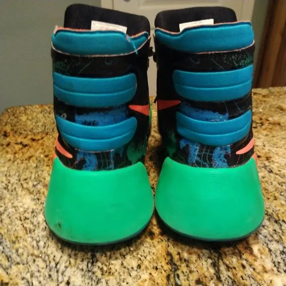 Nike Hyperdunk 2015 Premium Black Blue Lagoon Shoes 749567-084 Men’s Size 12.5