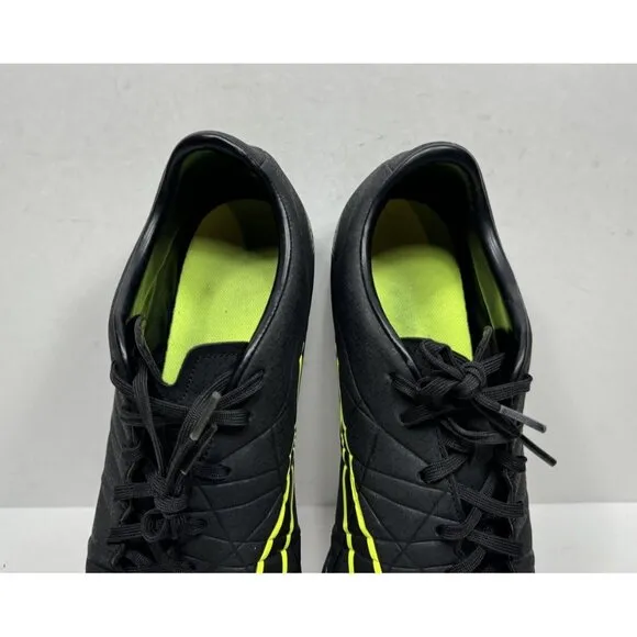 Nike HyperVenom Phelon II TF Turf Soccer Shoes Cleats Black Volt Men’s Size 11