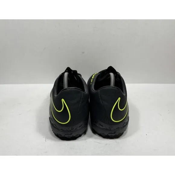 Nike HyperVenom Phelon II TF Turf Soccer Shoes Cleats Black Volt Men’s Size 11