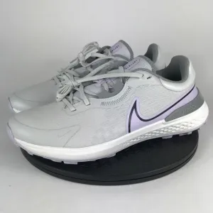 Nike Infinity Pro 2 Gray/Purple Spikeless Golf Shoes DJ5593-005 Men’s Size 12