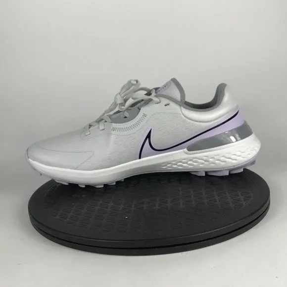 Nike Infinity Pro 2 Gray/Purple Spikeless Golf Shoes DJ5593-005 Men’s Size 12