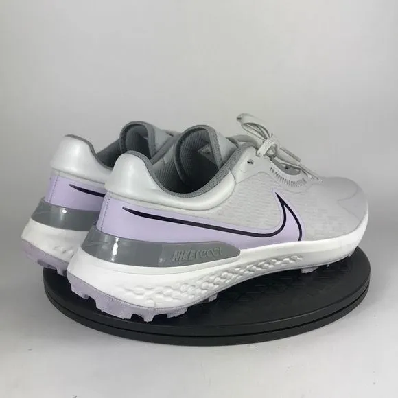 Nike Infinity Pro 2 Gray/Purple Spikeless Golf Shoes DJ5593-005 Men’s Size 12