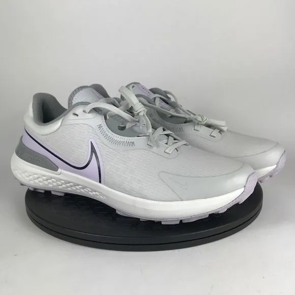 Nike Infinity Pro 2 Gray/Purple Spikeless Golf Shoes DJ5593-005 Men’s Size 12