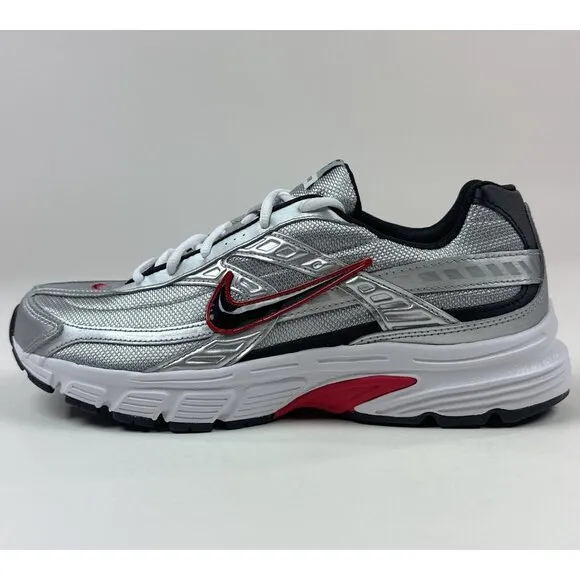 Nike Initiator Mens Silver Black Running Athletic Shoes Sneakers 394055-001