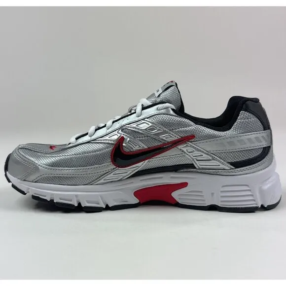 Nike Initiator Mens Silver Black Running Athletic Shoes Sneakers 394055-001