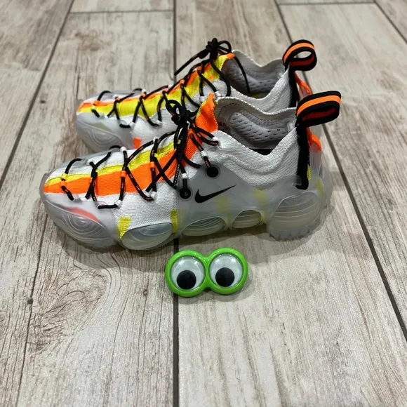 Nike ISPA Link Axis White Orange Sonic Yellow