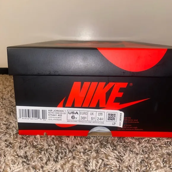 Nike Jordan 1 Hyper Royal Shoes
