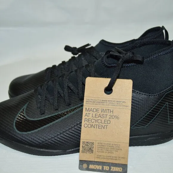 Nike Jr. Mercurial Superfly 10 Club IC High-Top Soccer Shoes Size 5.5Y (New)