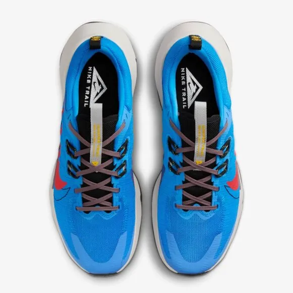 Nike Juniper Trail 2 Men's Trail Running Training Shoes Photo Blue Red 14