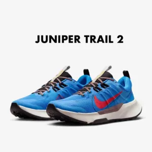 Nike Juniper Trail 2 Men's Trail Running Training Shoes Photo Blue Red 14