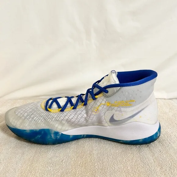 Nike KD 12 Warriors Home White/Blue size 14 MEN’S BASKETBALL SHOES