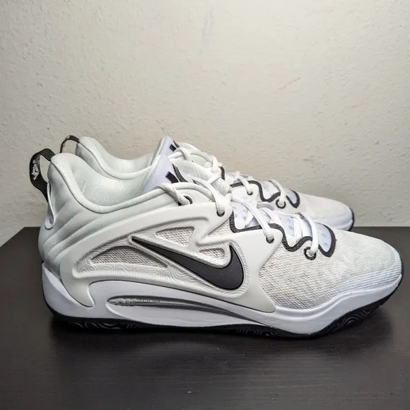 Nike KD 15 TB Promo White Black Basketball Shoes DX6648-100 Men’s Size 12.5